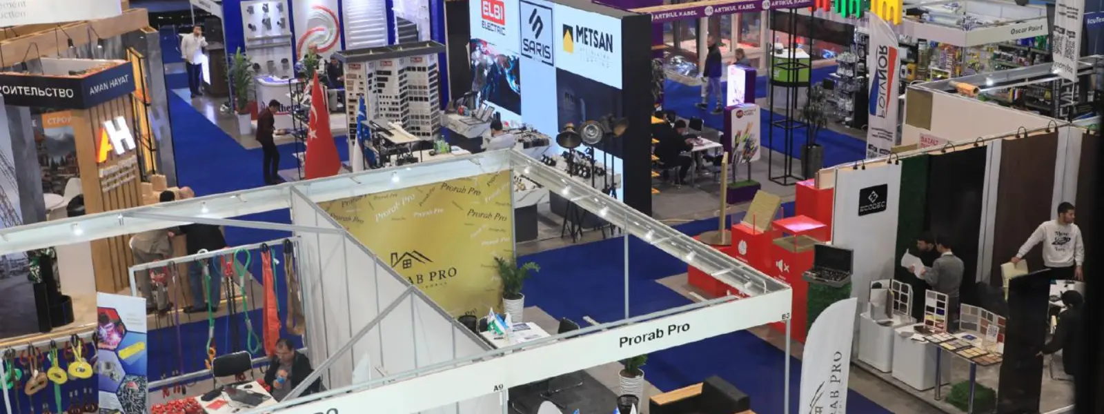 Visitors exploring the CAEx exhibition floor